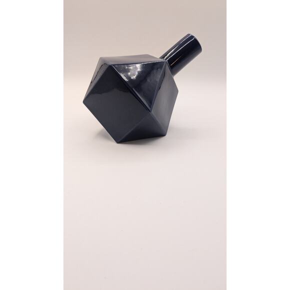 MCM Cobalt Blue Polygon Vase - 12 Sided - Excellent! - Picture 4 of 9